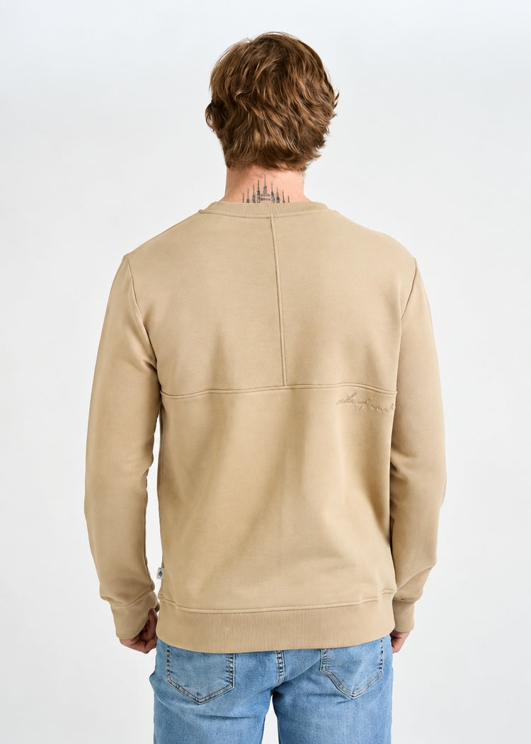 MIESTEN COLLEGEPAITA TILL BEIGE