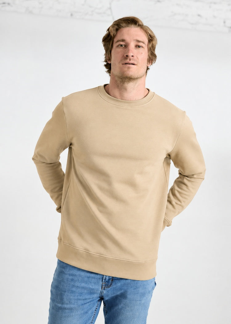 MIESTEN COLLEGEPAITA TILL BEIGE