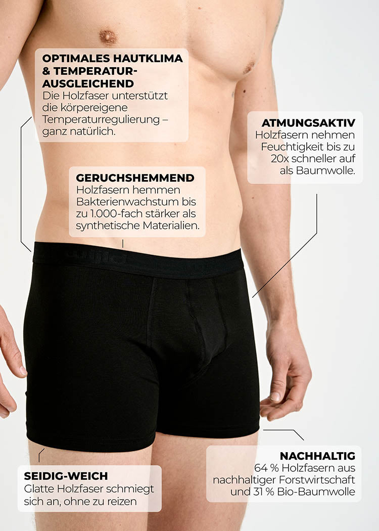 MEN'S BOXER SHORTS MANNY BLACK