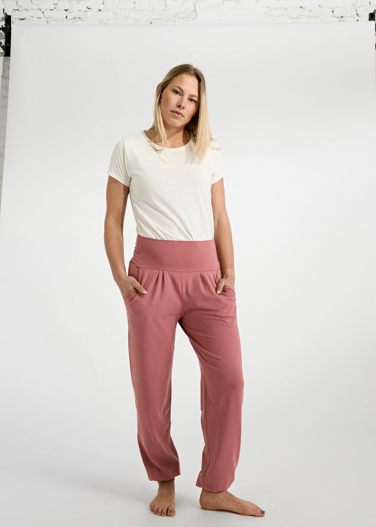 DAMEN YOGA PANTS AMALIE ROSEWOOD