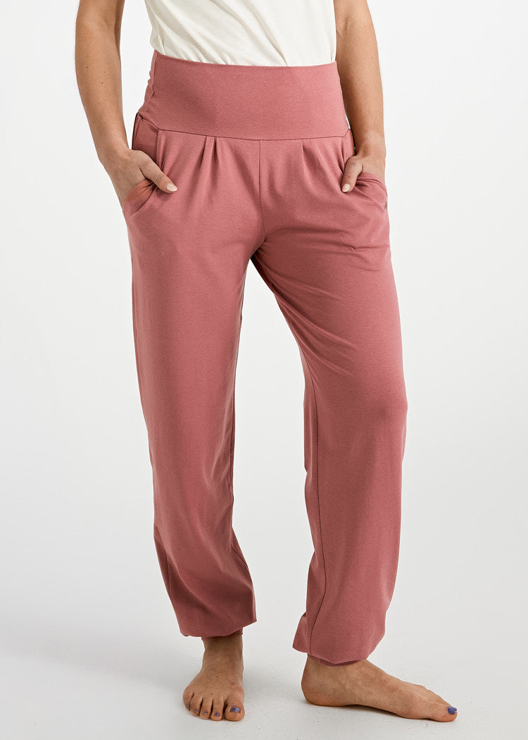 DAMEN YOGA PANTS AMALIE ROSEWOOD