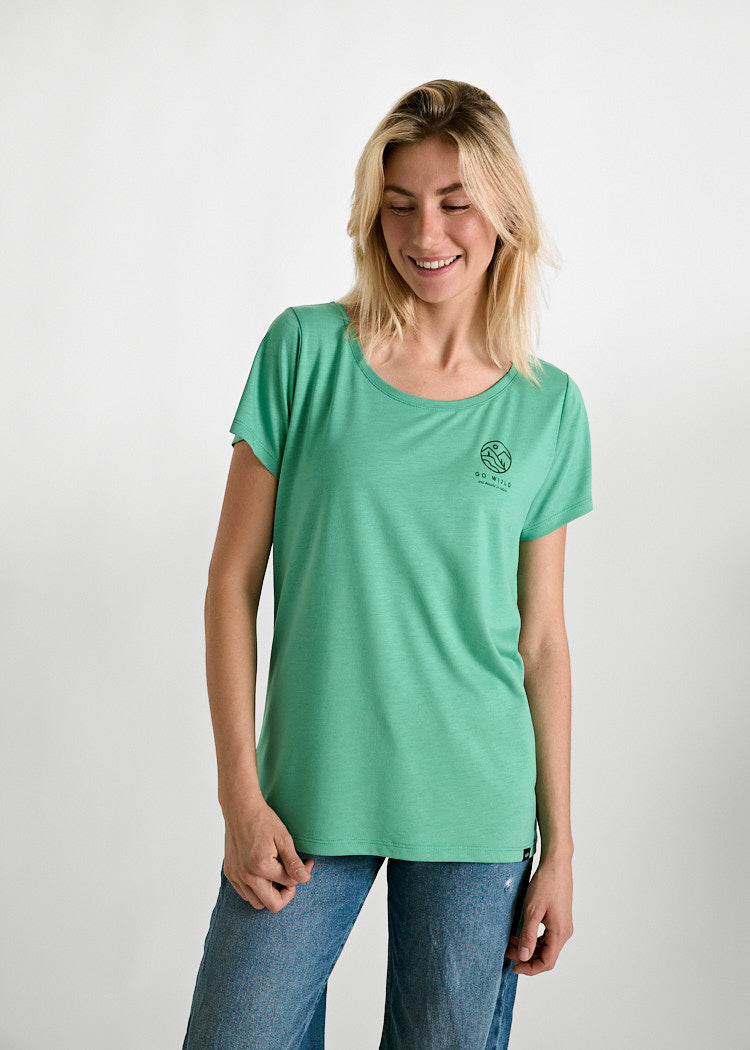 CAMISA DE MADERA WOODSHIRT LENA VE WIJLD CÍRCULO PARA MUJER