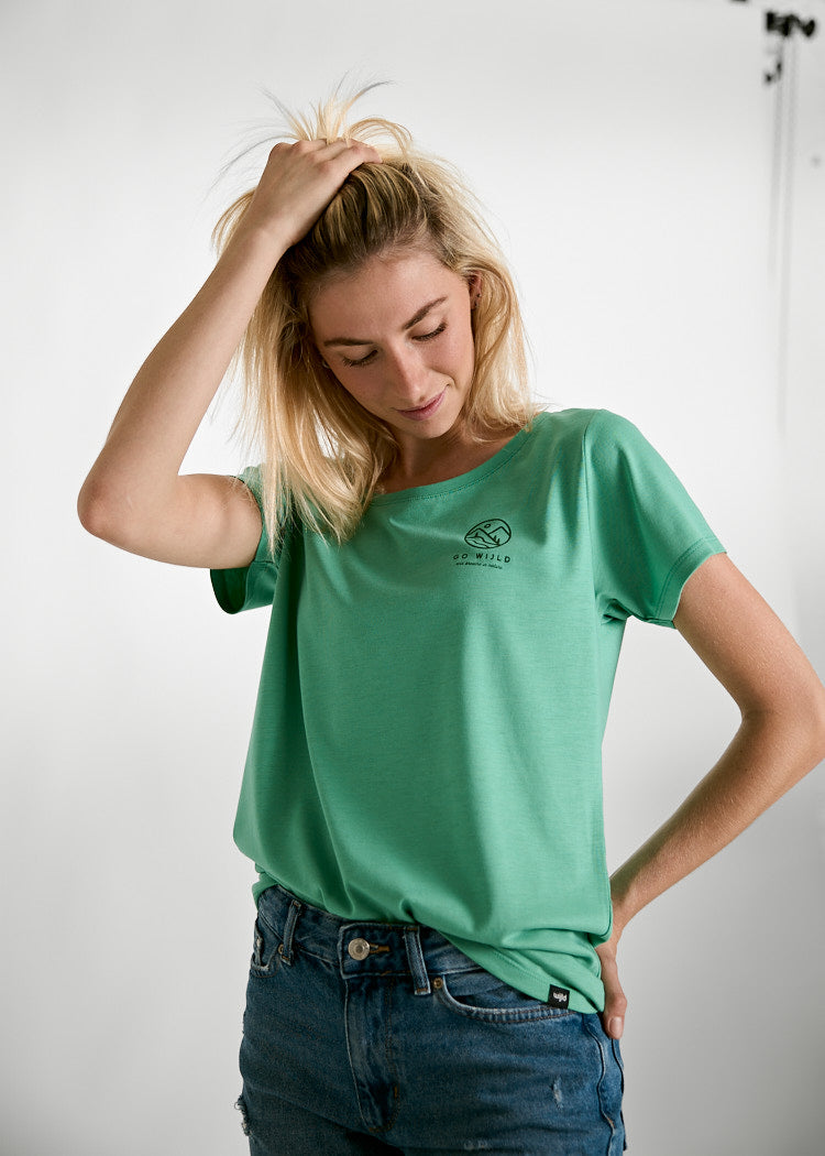 CAMISA DE MADERA WOODSHIRT LENA VE WIJLD CÍRCULO PARA MUJER