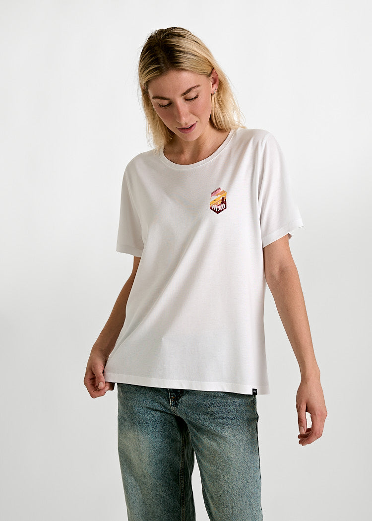 CAMISA DE MADERA WOODSHIRT TILDA MANTENTE WIJLD RAYAS PARA MUJER