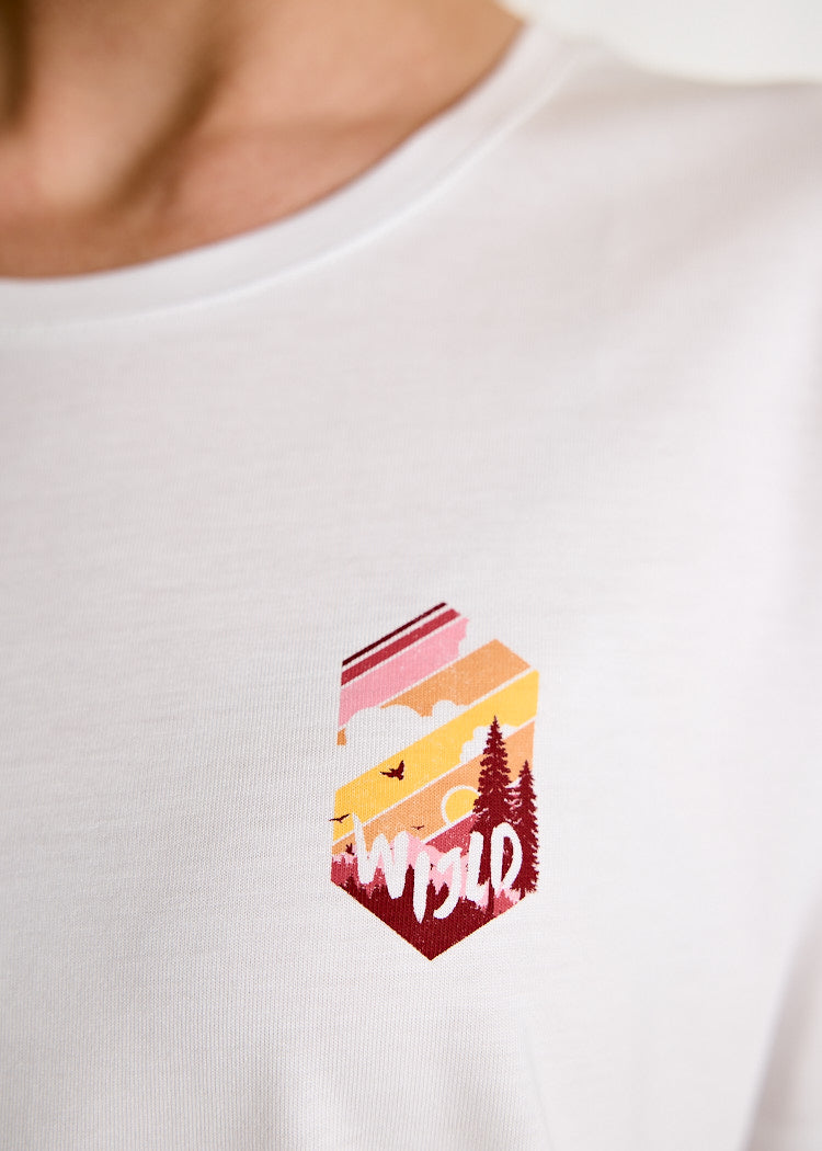 CAMISA DE MADERA WOODSHIRT TILDA MANTENTE WIJLD RAYAS PARA MUJER
