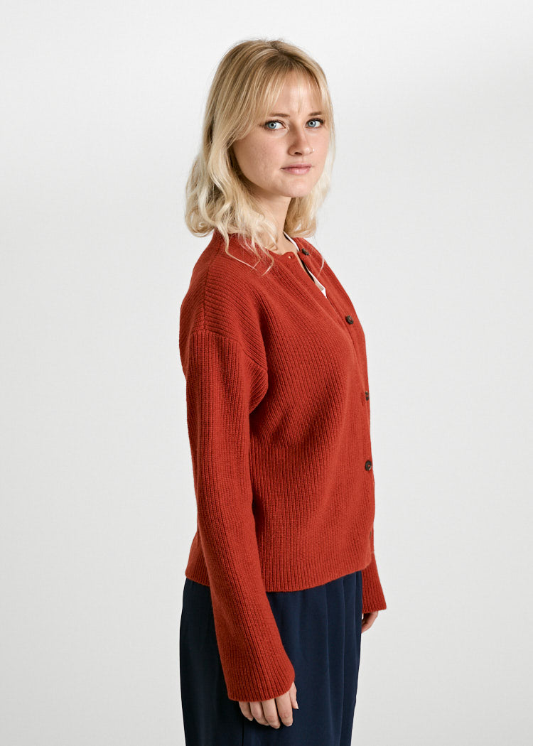 DAMEN STRICK CARDIGAN ALVA TABASCO