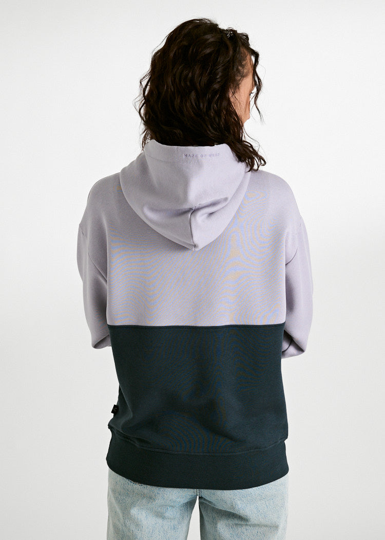 DAMEN HOODIE ILSA LAVENDA CARBON