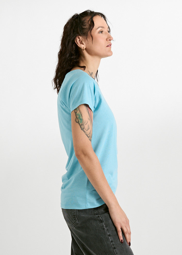 WOMEN'S WOODSHIRT REGULAR LENA MILKY BLUE