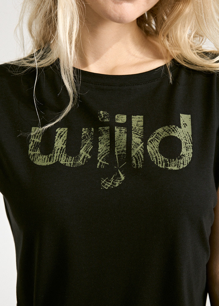 DAMEN WOODSHIRT ELENA WIJLD FONT