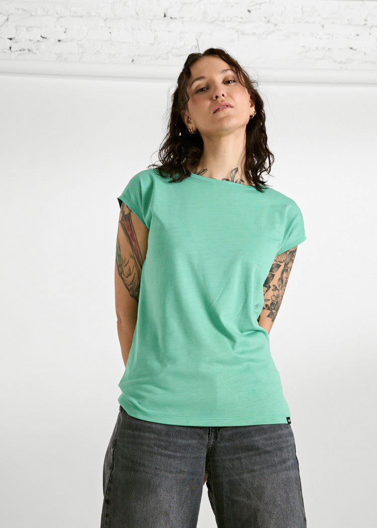 WOMEN'S WOODSHIRT KIMONO ELENA WINTER GREEN