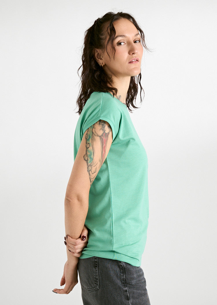 DAMEN WOODSHIRT KIMONO ELENA WINTER GREEN