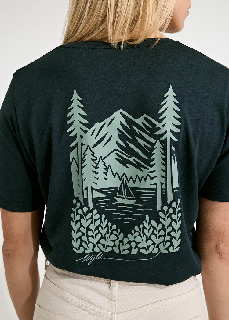 DAMEN WOODSHIRT TILDA MOUNTAIN LAKE
