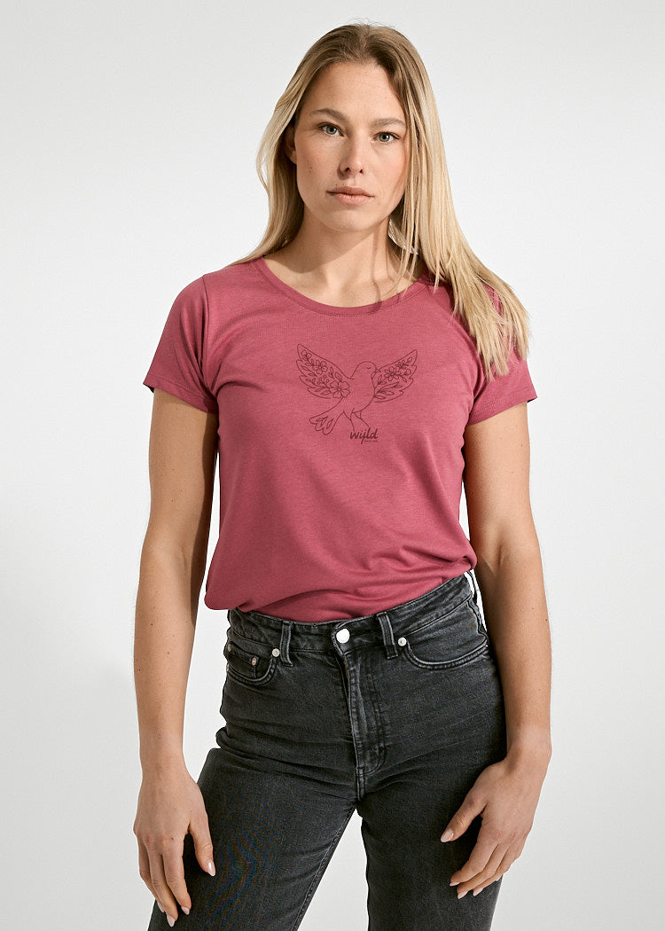 DAMEN HOUTOVERHEMD LENA BLOEMRIJK DUIF