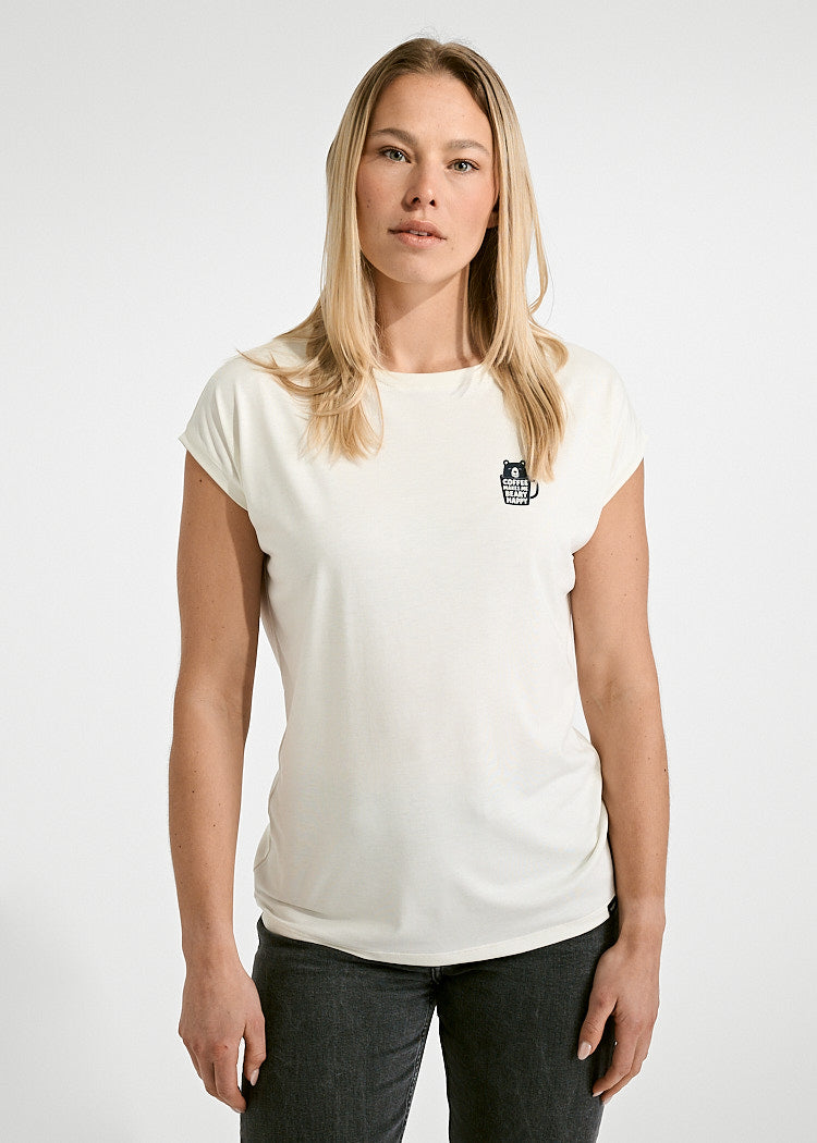 DAMEN WOODSHIRT ELENA KOFFIEBEER