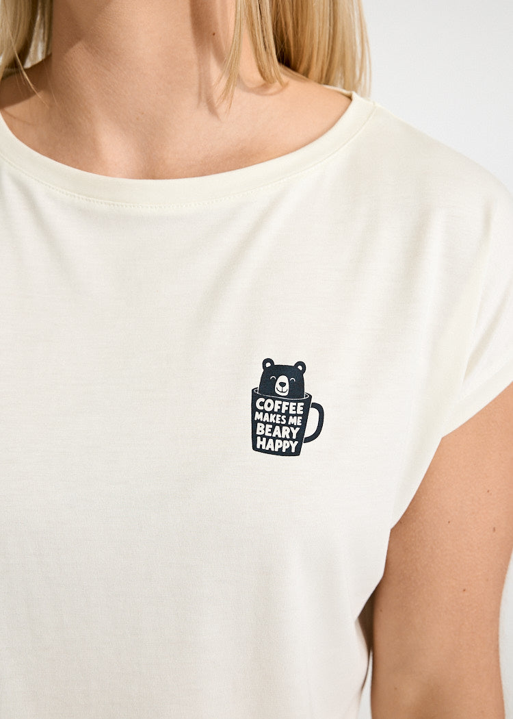 DAMEN WOODSHIRT ELENA KOFFIEBEER