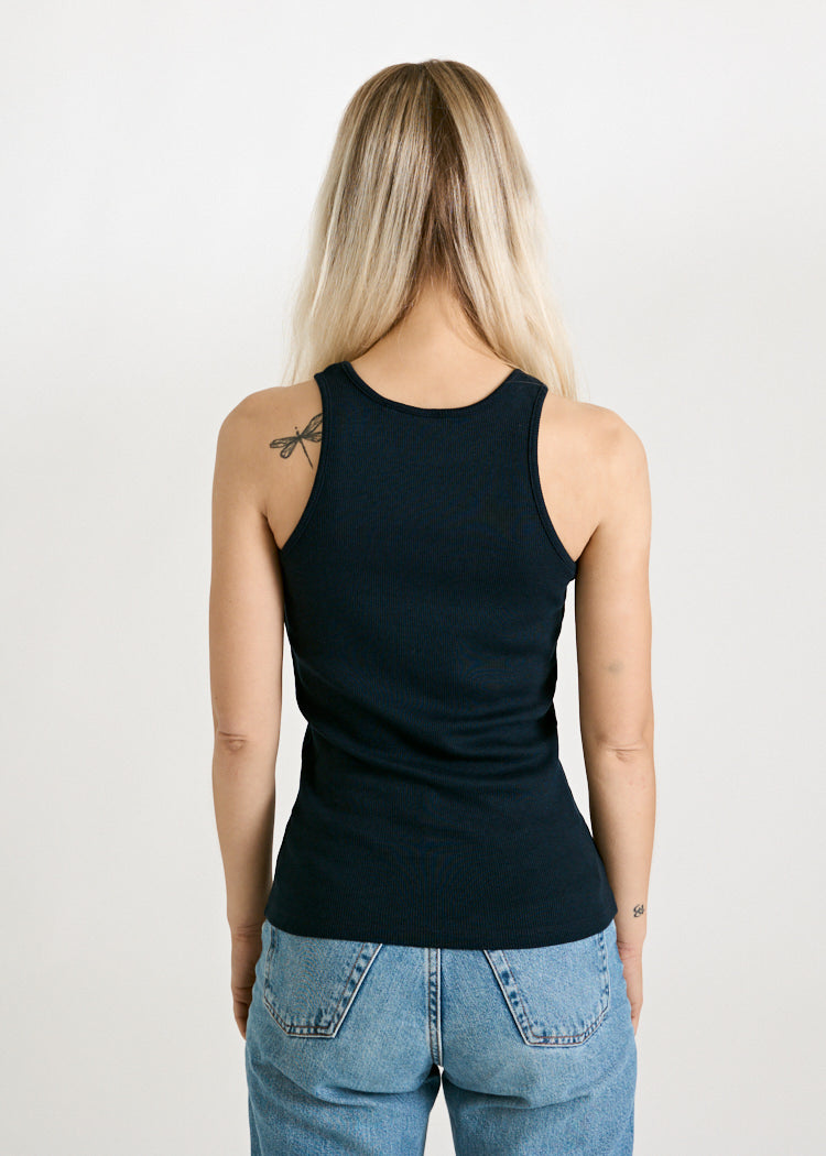 DAMEN RIPP TANK TOP IRENE NAVY BLUE