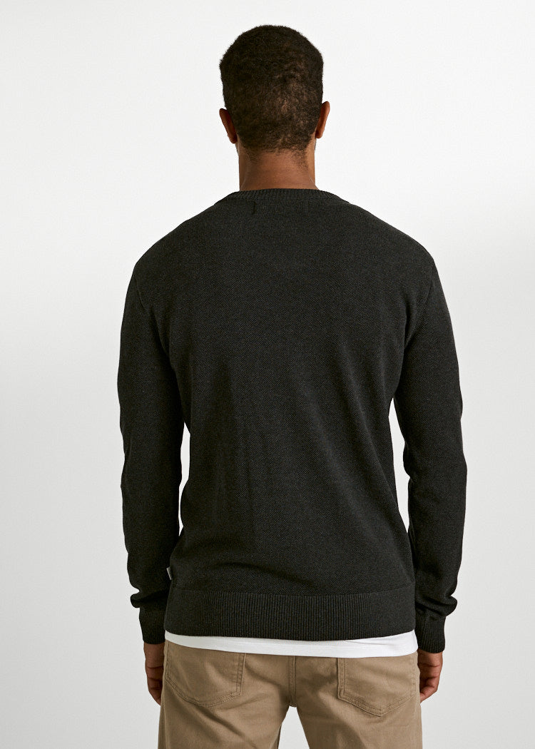HERREN STRICKPULLOVER FELIX ANTHRAZIT