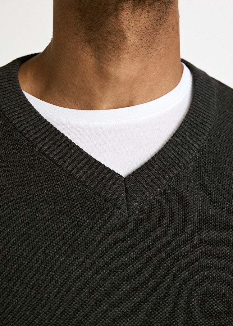 HERREN STRICKPULLOVER FELIX ANTHRAZIT