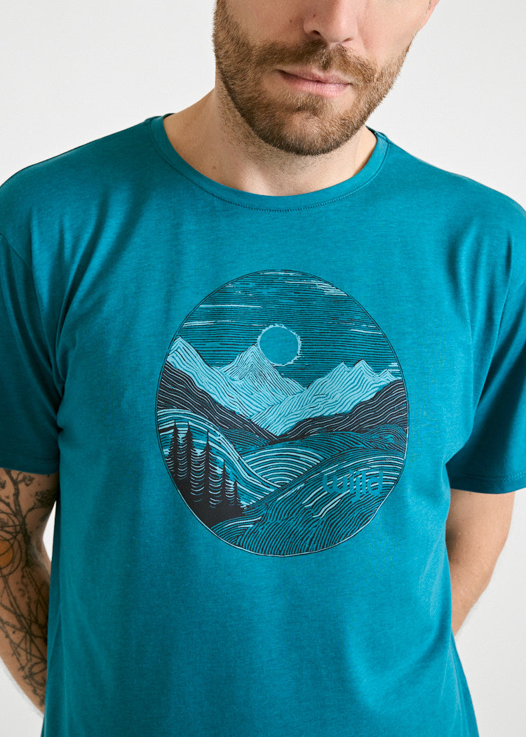 HERREN WOODSHIRT ALEX LINED LANDSCAPE