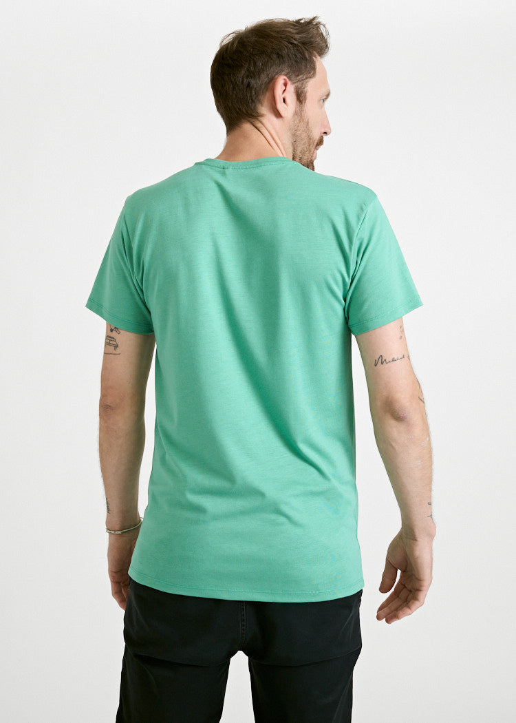 HERREN WOODSHIRT V-AUSSCHNITT ALEX WINTER GREEN
