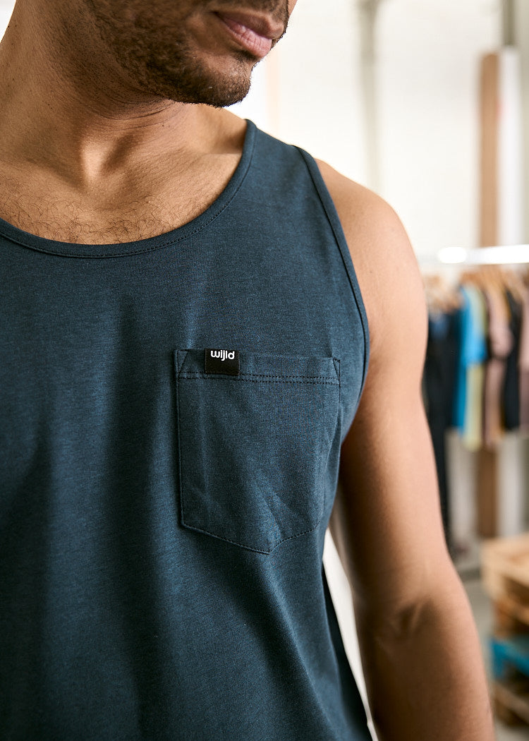 HERREN TANK TOP MICHEL CARBON