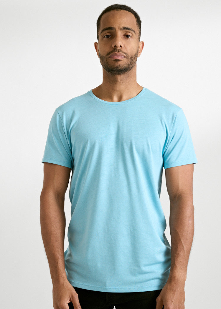 HERREN WOODSHIRT ALEX MILKY BLUE