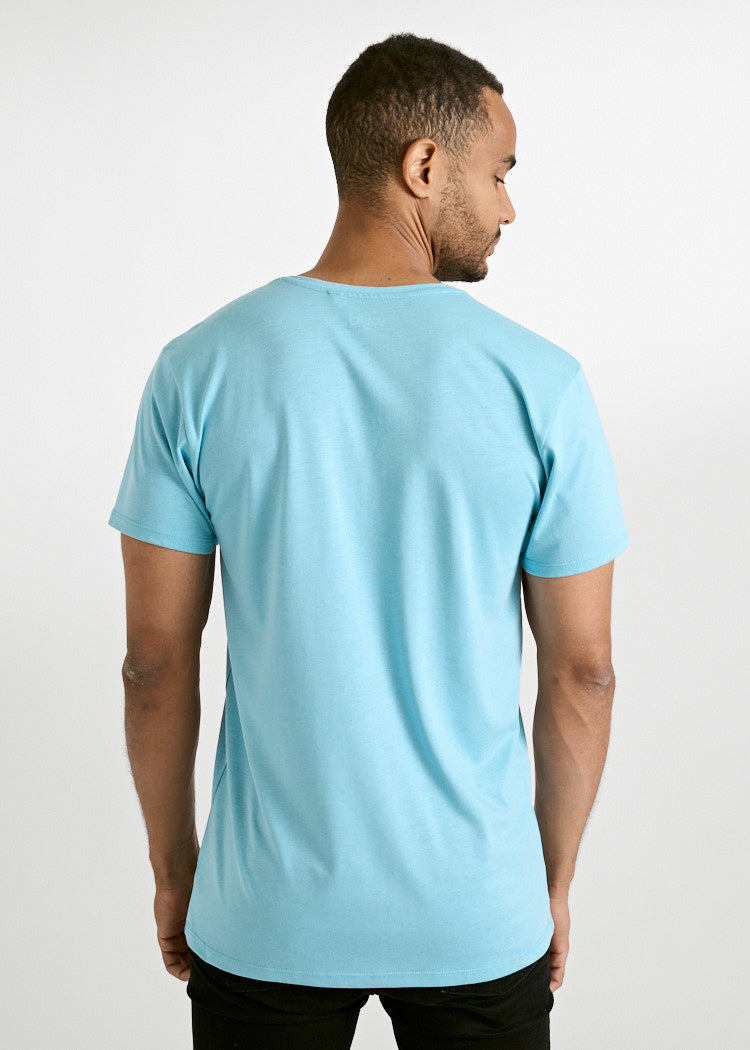 HERREN WOODSHIRT ALEX MILKY BLUE