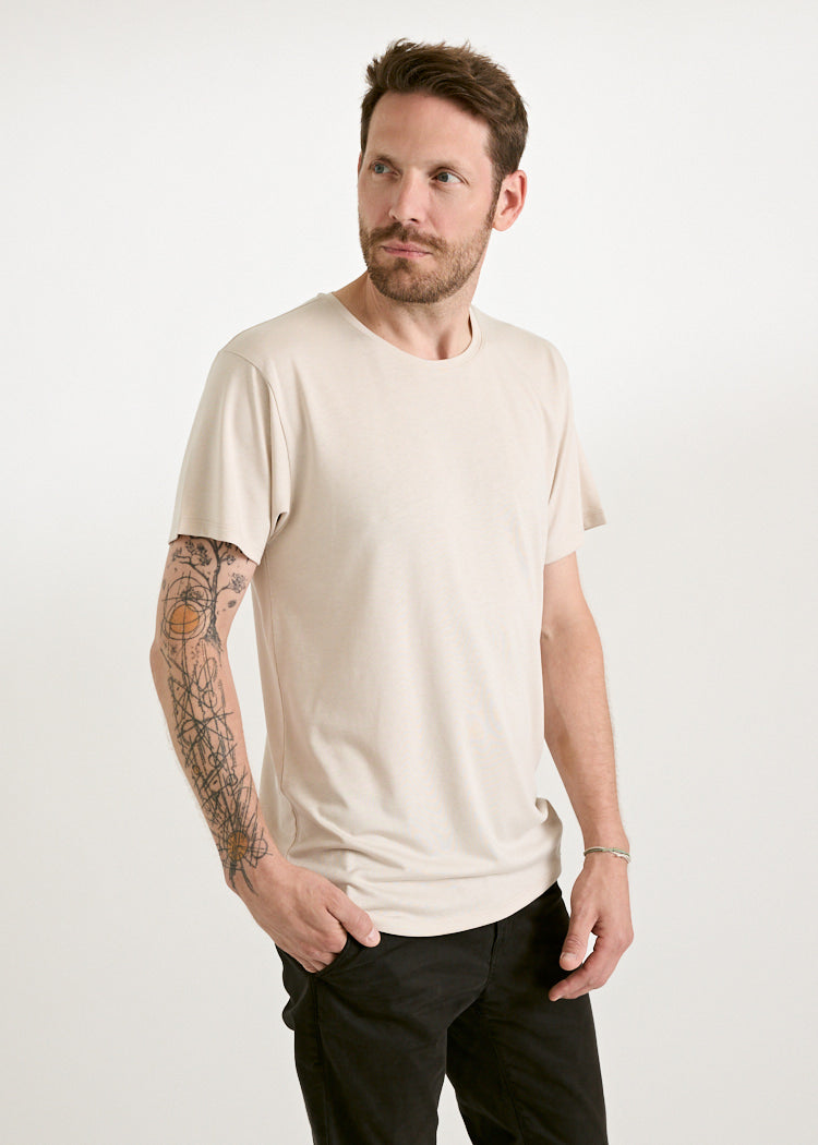 HERREN WOODSHIRT ALEX PUMICESTONE