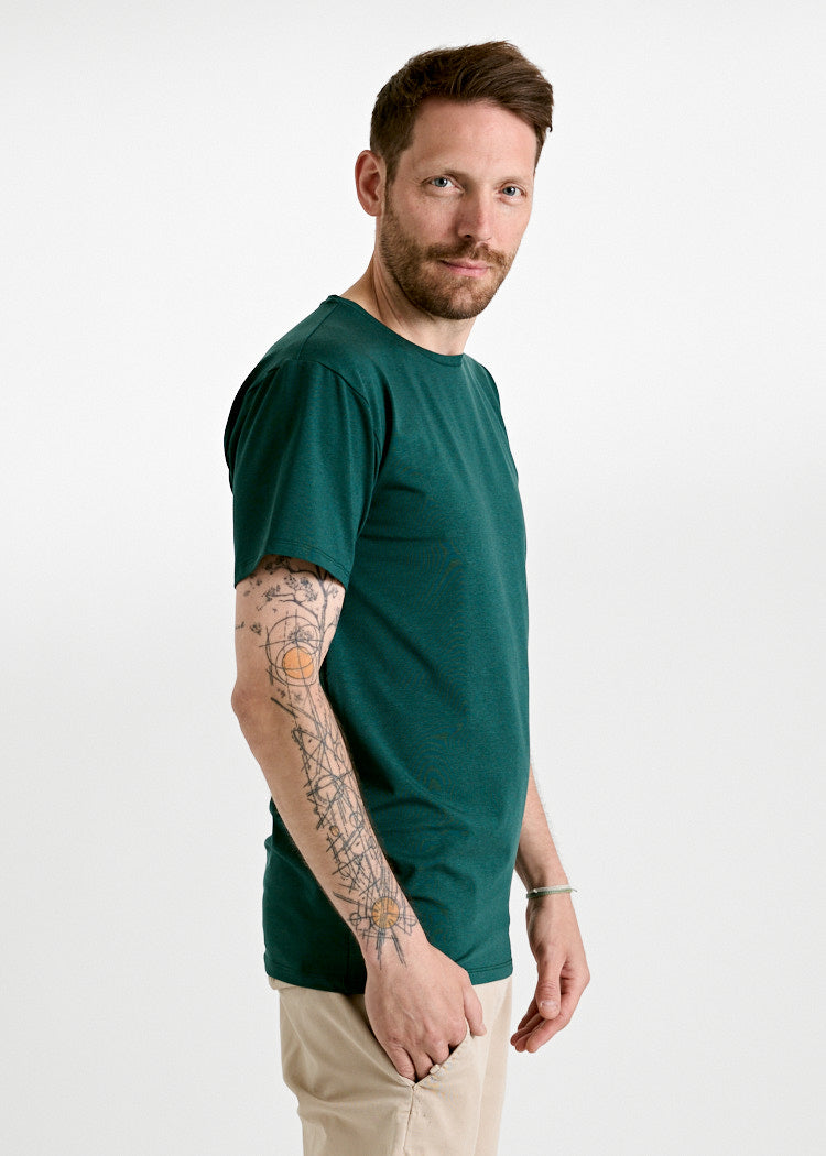 HERREN WOODSHIRT LOOSE TIMO SEA MOSS