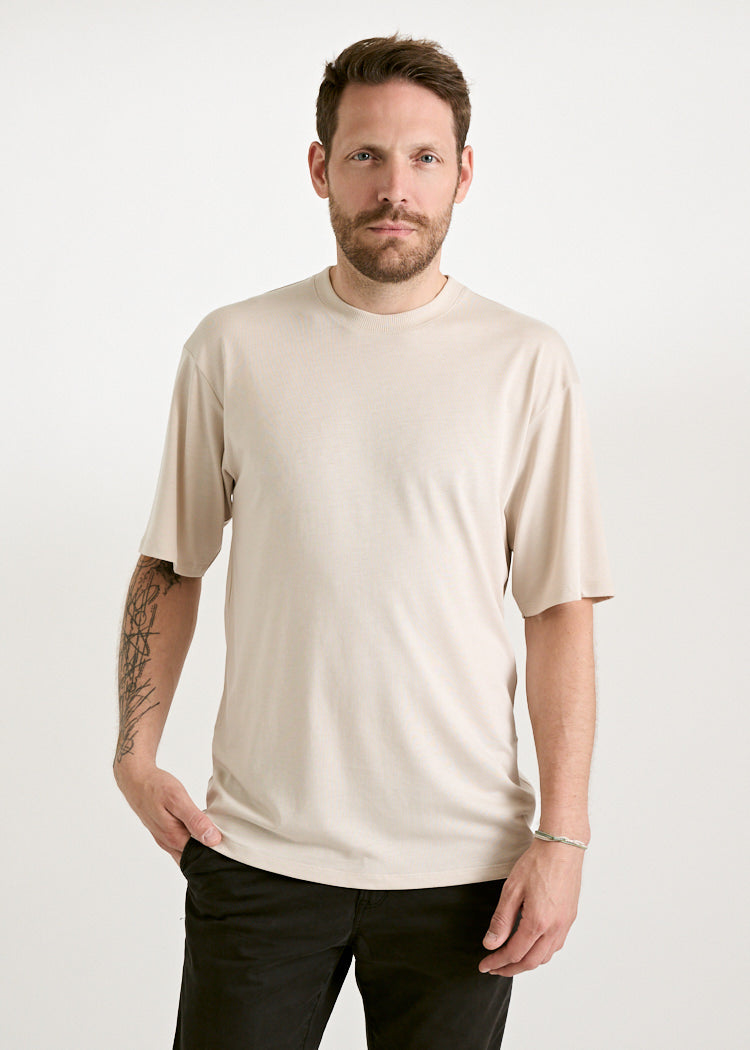 HERREN WOODSHIRT OVERCUT JAMES PUMICESTONE