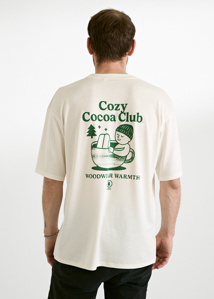 MEN'S WOODSHIRT TIMO LOOSE TEE COZY COCOA CLUB