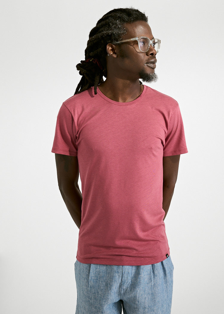 HERREN WOODSHIRT ALEX EARTH RED