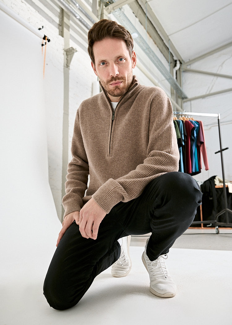 MEN'S KNITTED SWEATER TIM SABBIOSO