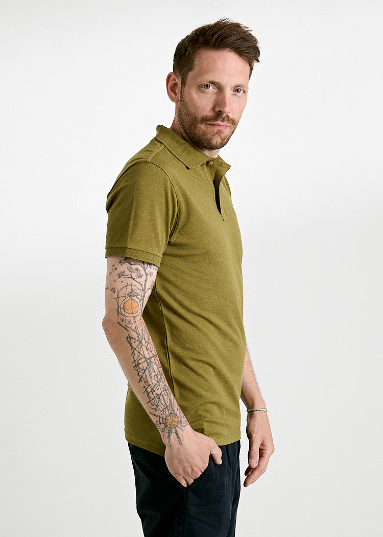 HERREN POLO-SHIRT PAUL OLIVE BRANCH