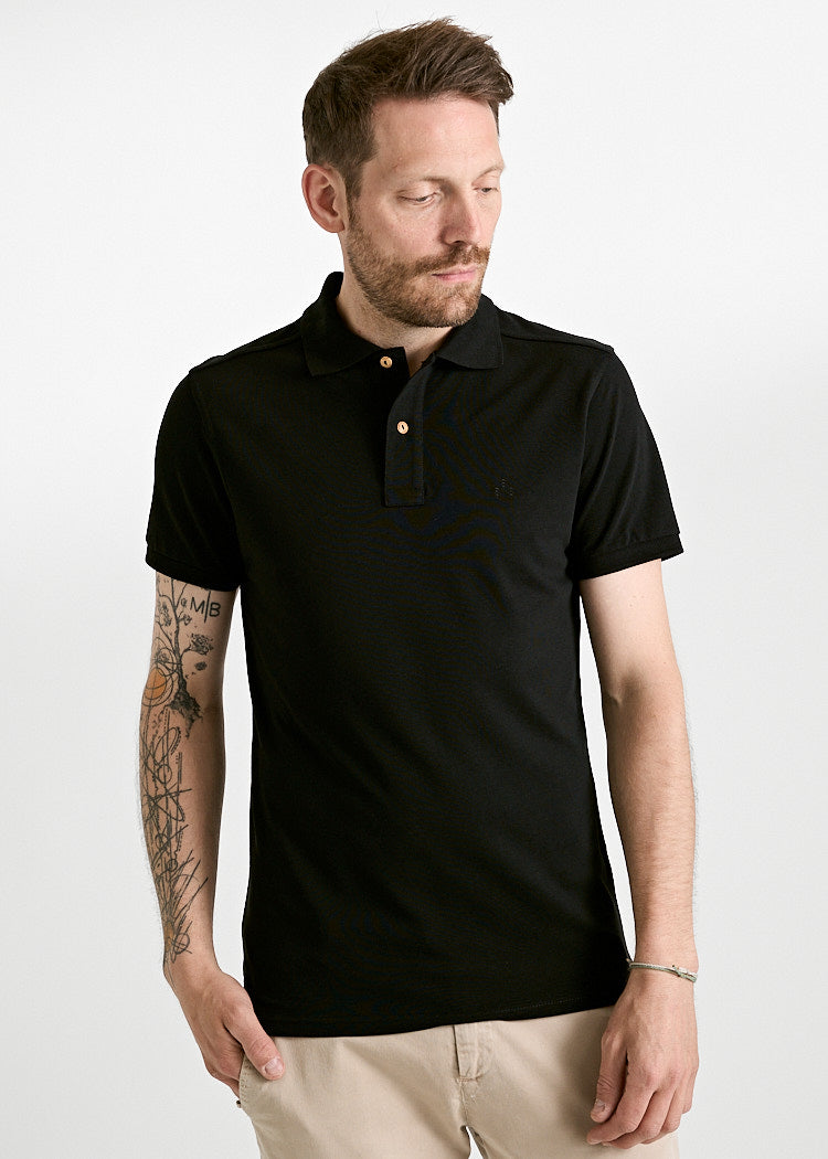 HERREN POLO-SHIRT PAUL BLACK