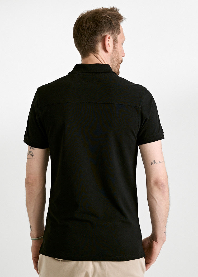MEN'S POLO SHIRT PAUL BLACK