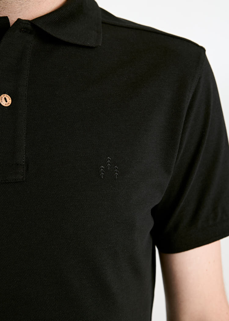 HERREN POLO-SHIRT PAUL BLACK