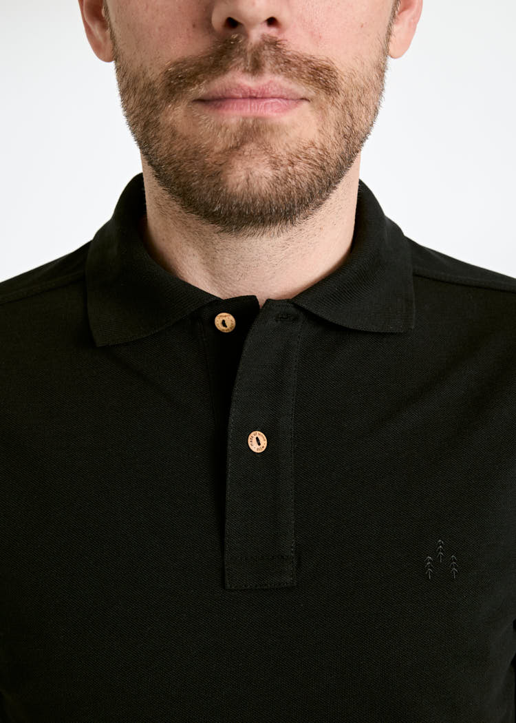 MEN'S POLO SHIRT PAUL BLACK