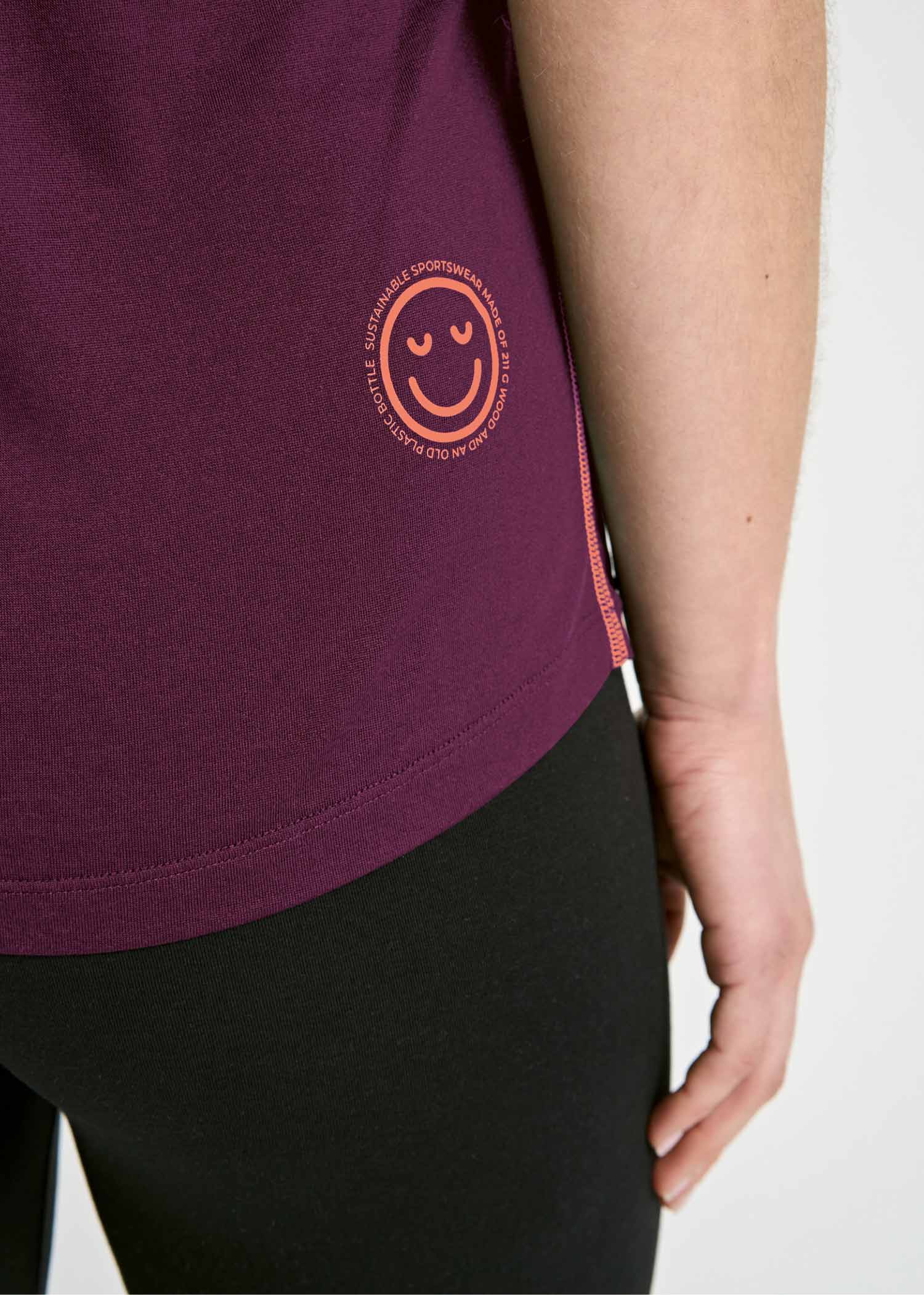 DAMEN SPORTSHIRT FANNY PURPLE CORAL