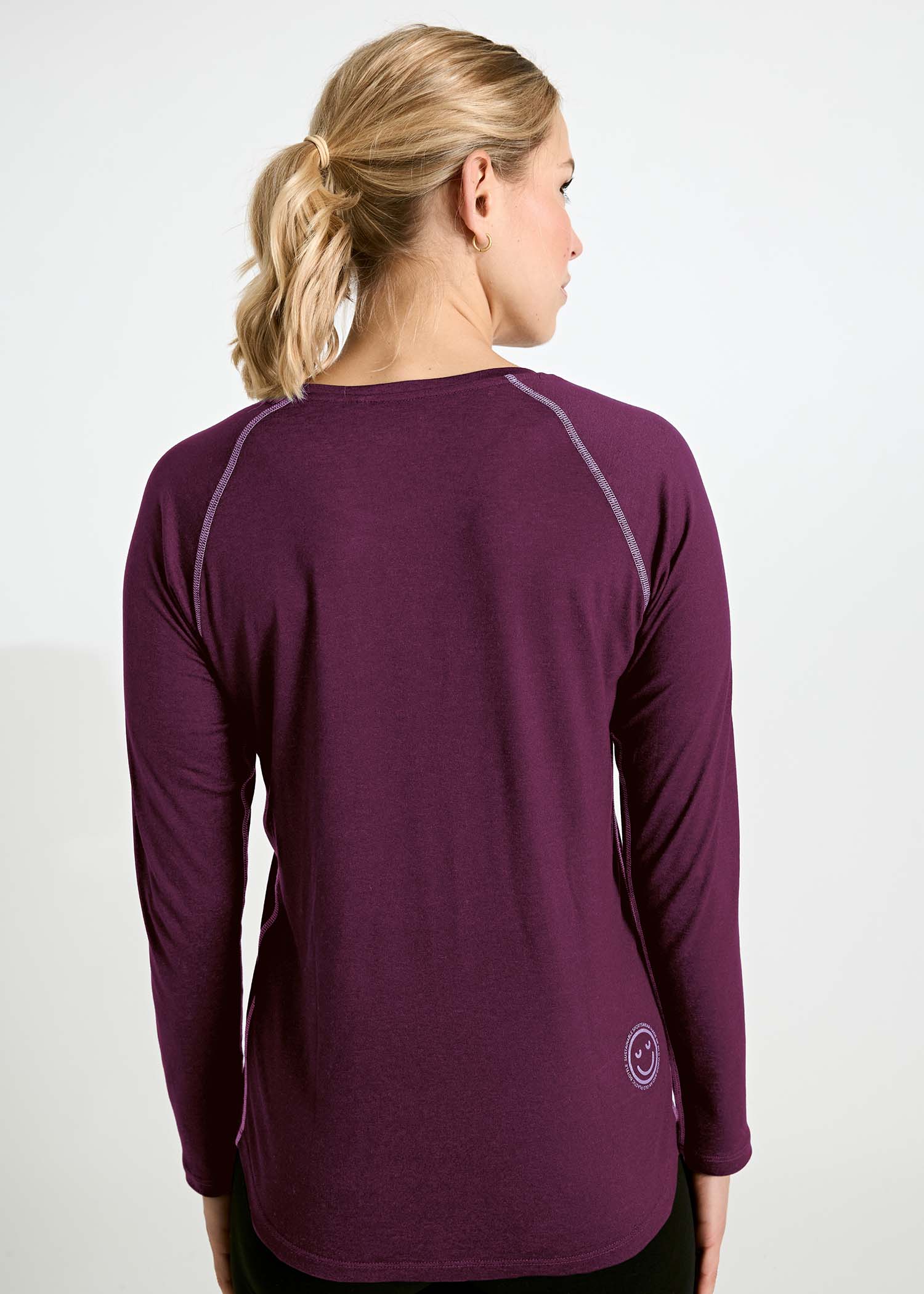 DAMEN SPORT LANGARMSHIRT NELLIE PURPLE LAVENDER