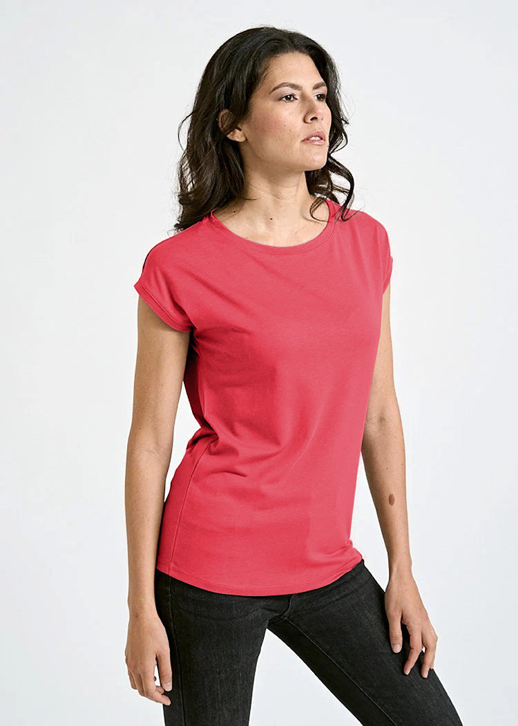 DAMEN WOODSHIRT ELENA VIVA MAGENTA
