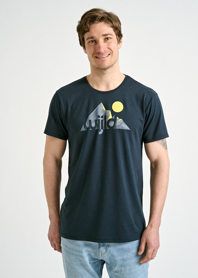 GRAPHIC MOUNTAINS WOODSHIRT HOMME