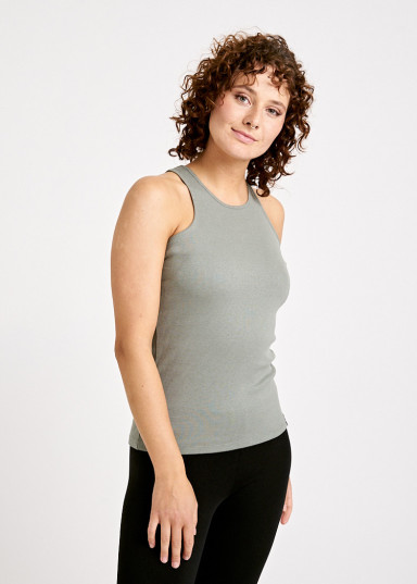 secondary image TANK TOP AGAVE GREEN FEMME