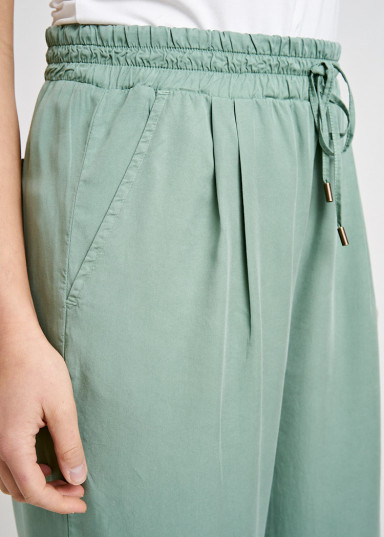 secondary image TWILL TROUSER GREEN BAY FEMME