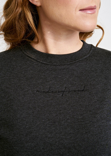 secondary image SWEATER ANTHRACITE FEMME