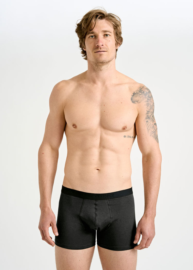 BOXER ANTHRACITE HOMME