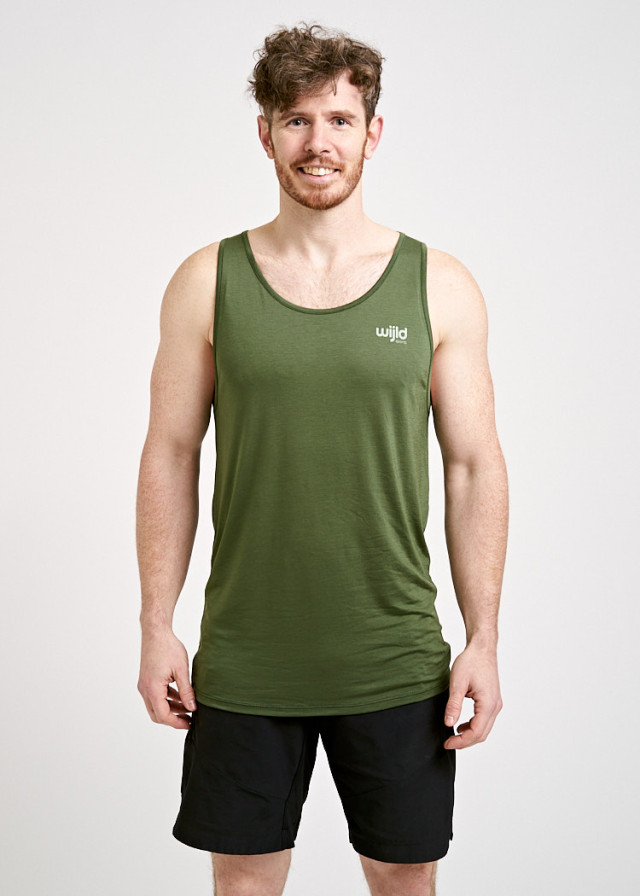TANK TOP SPORT OLIVE HOMME