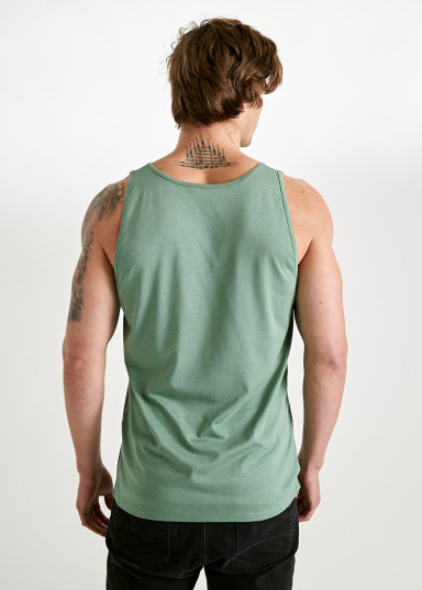 secondary image TANK TOP COMFREY GREEN HOMME