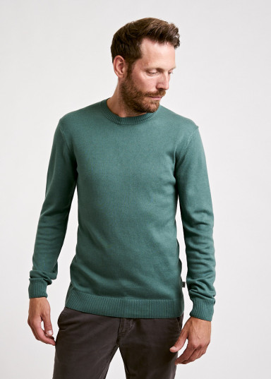 secondary image MEN KNITTED SWEATER SILVER PINE