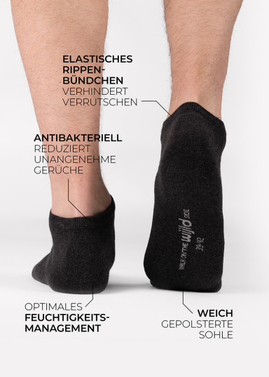 secondary image CHAUSSETTES BASSES ANTHRACITE